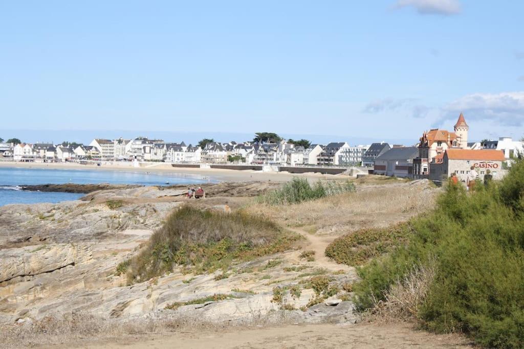 « L'Oceanix » Vue Grande Plage 2Ch Wifi Quiberon Exterior foto