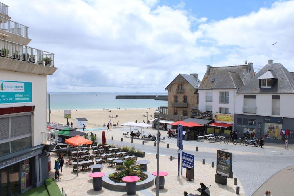 « L'Oceanix » Vue Grande Plage 2Ch Wifi Quiberon Exterior foto