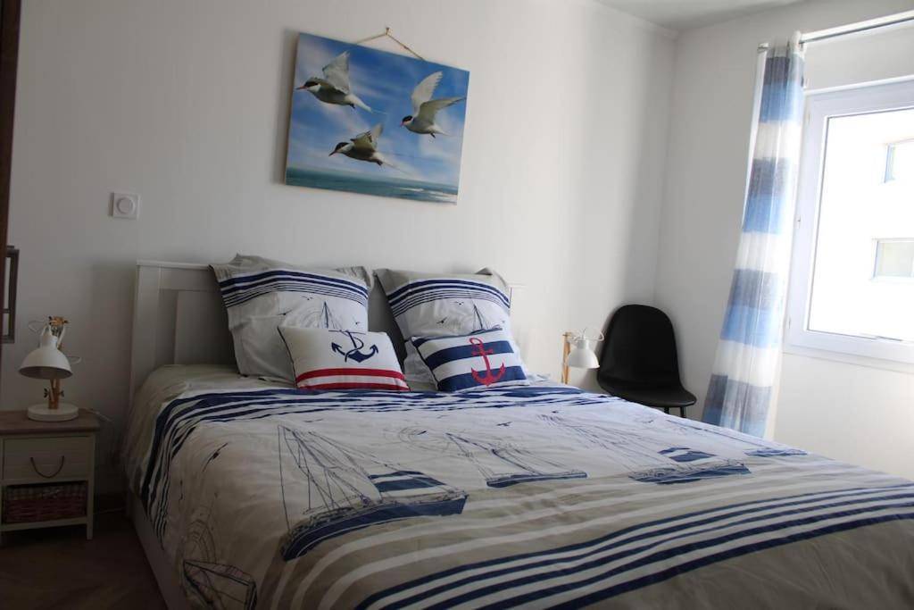 « L'Oceanix » Vue Grande Plage 2Ch Wifi Quiberon Exterior foto