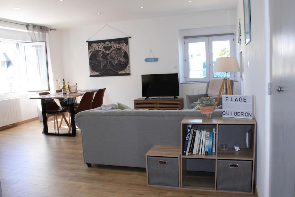 « L'Oceanix » Vue Grande Plage 2Ch Wifi Quiberon Exterior foto